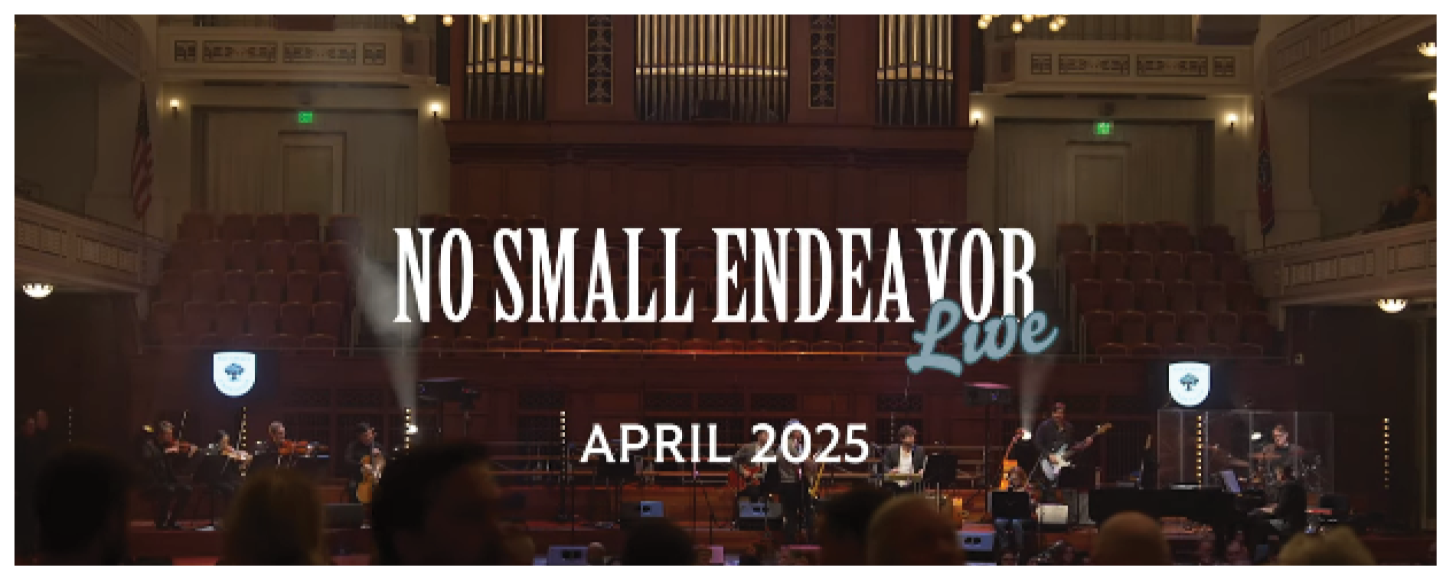 Screenshot of "No Small Endeavor" promo video