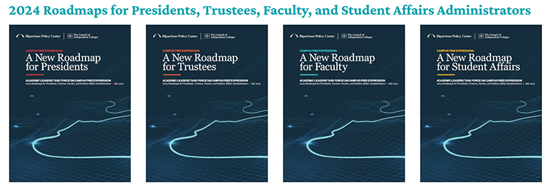 Four campus free expression roadmap report covers