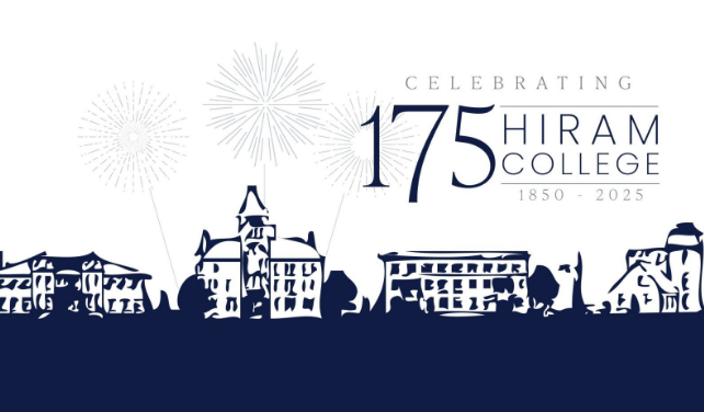 Hiram College 175 years logo